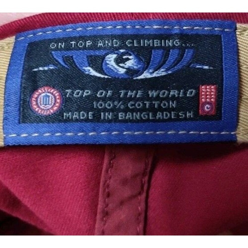 Florida State Seminoles Hat/Cap Strapback Maroon Top Of The World‎ Brand Nice - Picture 7 of 7